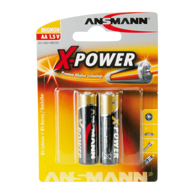 ANSMANN 5015613 Alkaline Batterie Mignon AA, 2er-Pack ANSMANN 5015613 Alkaline Batterie Mignon AA, 2er-Pack