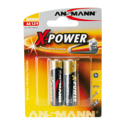 ANSMANN 5015613 Alkaline Batterie Mignon AA, 2er-Pack (Produktbild 1)