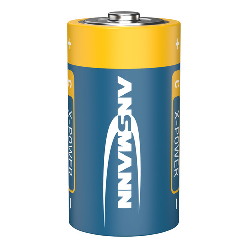 ANSMANN 5015623 Alkaline Batterie Baby C, X-Power, 7500mAh, 2er-Pack