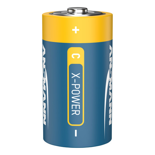 ANSMANN 5015623 Alkaline Batterie Baby C, X-Power, 7500mAh, 2er-Pack