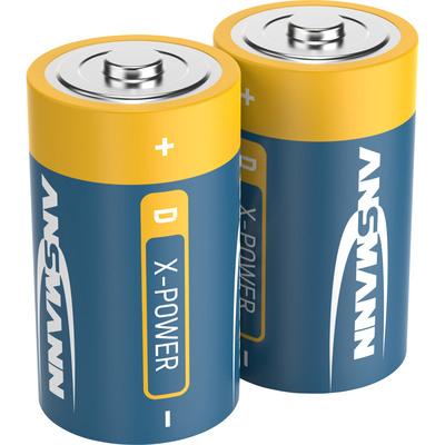 ANSMANN 5015633 Alkaline Batterie Mono D, X-Power, 2er-Pack