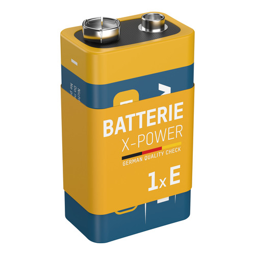 ANSMANN 5015643 X-Power Alkaline-Batterie, 6LR61, 9V-Block (E)
