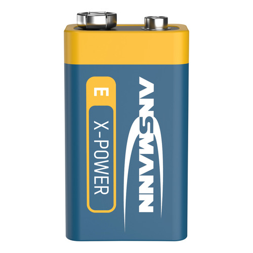 ANSMANN 5015643 X-Power Alkaline-Batterie, 6LR61, 9V-Block (E)