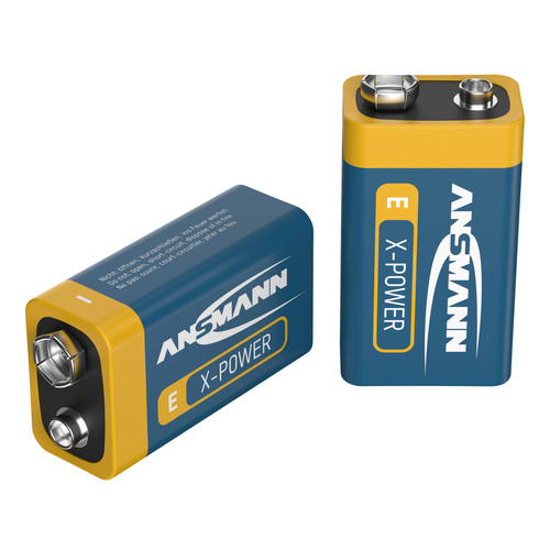 ANSMANN 5015643 X-Power Alkaline-Batterie, 6LR61, 9V-Block (E)