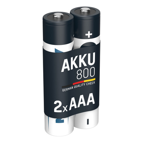 ANSMANN 5030982 NiMH-Akku Micro AAA, maxE, 800mAh, 2er-Pack