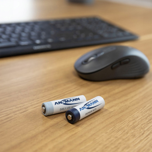 ANSMANN 5035232 NiMH-Akku Micro AAA, 1100mAh, 4er-Pack