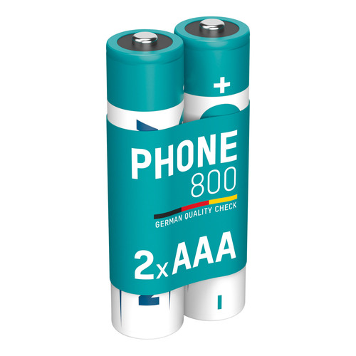 ANSMANN 5035332 NiMH-Akku Micro AAA, Phone DECT, 800mAh, 2er-Pack