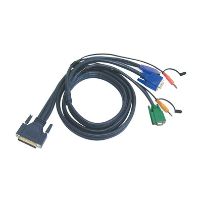 ATEN 2L-1701P KVM Kabelsatz, VGA, PS/2, Audio, Länge 1,8m ATEN 2L-1701P KVM Kabelsatz, VGA, PS/2, Audio, Länge 1,8m