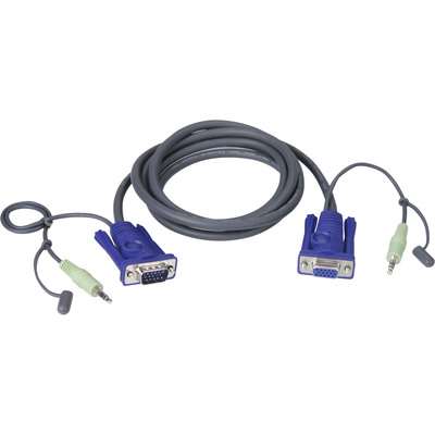 ATEN 2L-2402A KVM Kabelsatz, VGA, Audio, Länge 1,8m