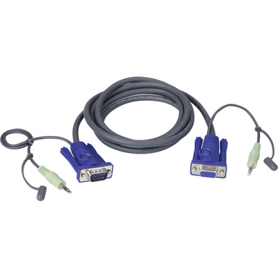 ATEN 2L-2402A KVM Kabelsatz, VGA, Audio, Länge 1,8m (Produktbild 1)