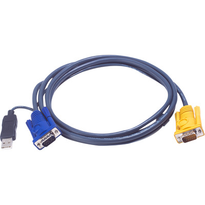 ATEN 2L-5202UP KVM Kabelsatz, VGA, PS/2 zu USB, Länge 1,8m