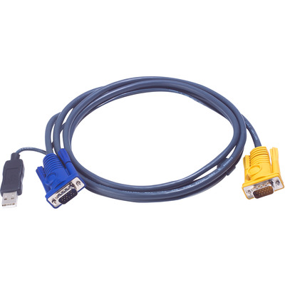 ATEN 2L-5202UP KVM Kabelsatz, VGA, PS/2 zu USB, Länge 1,8m ATEN 2L-5202UP KVM Kabelsatz, VGA, PS/2 zu USB, Länge 1,8m