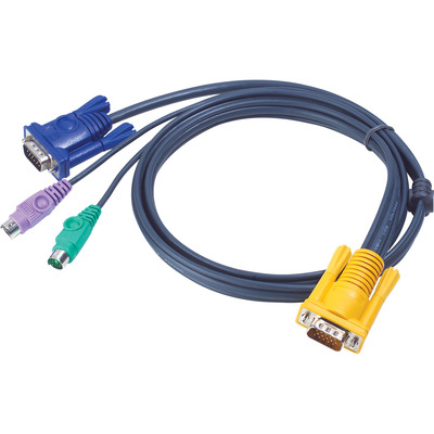 ATEN 2L-5206P KVM Kabelsatz, VGA, PS/2, Länge 6m ATEN 2L-5206P KVM Kabelsatz, VGA, PS/2, Länge 6m