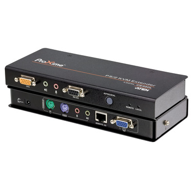 ATEN CE350 Konsolen-Extender, 1PC auf 2 Arbeitsplätze, PS/2, VGA, RS232, mit Audio, max. 150m ATEN CE350 Konsolen-Extender, 1PC auf 2 Arbeitsplätze, PS/2, VGA, RS232, mit Audio, max. 150m