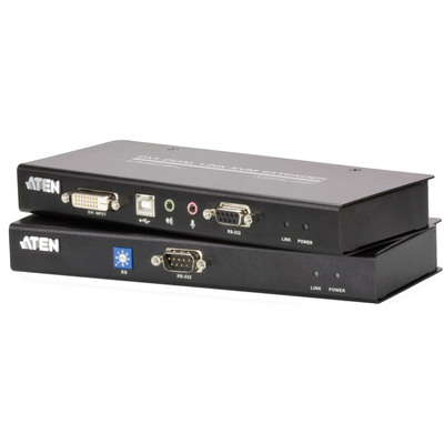 ATEN CE600 Konsolen-Extender, DVI Single Link, USB, RS232, mit Audio, max. 60m