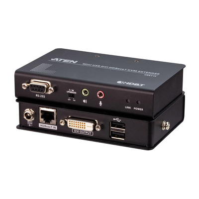 ATEN CE611 Mini Konsolen-Extender, DVI, USB, HDBaseT, max. 100m (Produktbild 1)