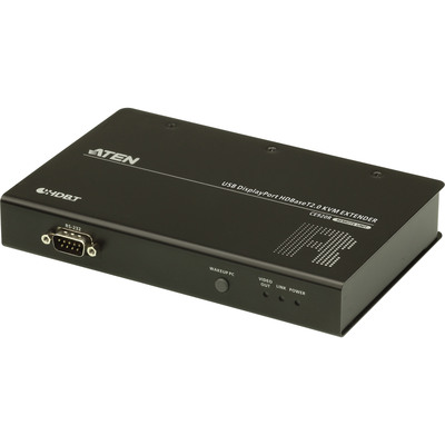 ATEN CE920R-ATA KVM Konsolen-Extender (Remote-Einheit), USB DisplayPort HDBaseT 2.0 (4K bei 100m), ohne Ethernet-Port