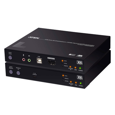 ATEN CE980 KVM LWL (MM) Konsolen-Extender, USB True 4K DisplayPort/HDMI (True4K) (Produktbild 1)