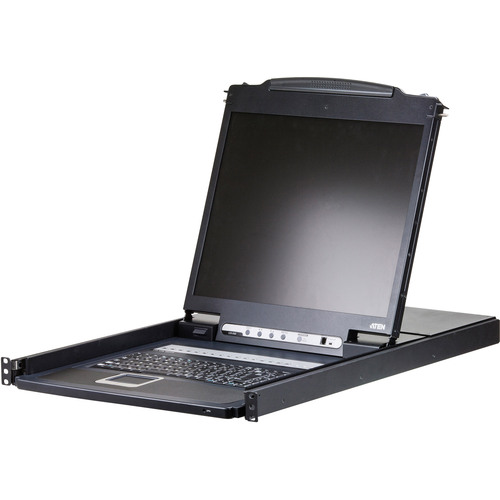 ATEN CL1316N IT KVM-Switch 16-Port, 19-LCD-Konsole (PS/2-USB, VGA) IT-Layout KVM