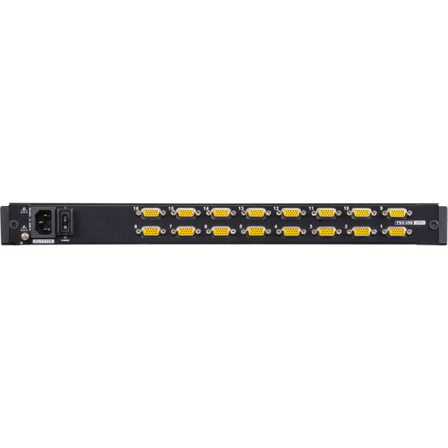 ATEN CL1316N IT KVM-Switch 16-Port, 19-LCD-Konsole (PS/2-USB, VGA) IT-Layout