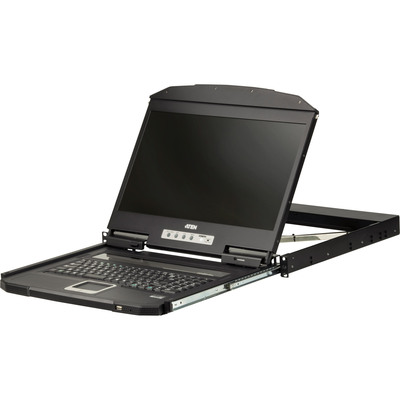 ATEN CL3100NX IT Kurze Tiefe Single Rail 18,5-LCD Konsole (USB, VGA), IT-Layout ATEN CL3100NX IT Kurze Tiefe Single Rail 18,5-LCD Konsole (USB, VGA), IT-Layout