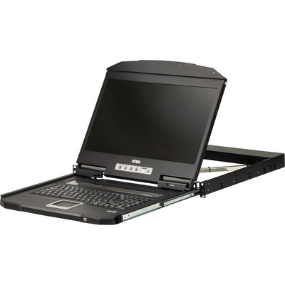 ATEN CL3700NW SL Kurze Tiefe Single Rail 18,5-LCD Konsole (USB HDMI), SL-Layout ATEN CL3700NW SL Kurze Tiefe Single Rail 18,5-LCD Konsole (USB HDMI), SL-Layout