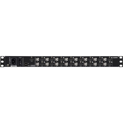 ATEN CL3716NX IT KVM-Switch 16-Port, 18,5-LCD-Konsole (USB HDMI) IT-Layout
