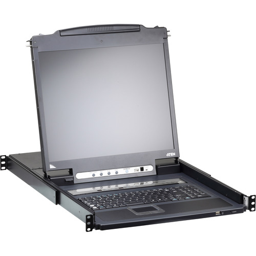 ATEN CL5708IM FR KVM over IP Switch 8-Port 17-LCD (PS/2-USB VGA) FR-Layout