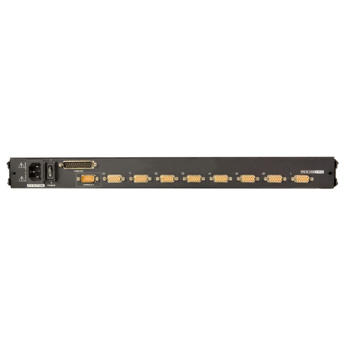 ATEN CL5708M DE KVM-Switch 8-Port 17-LCD Single Rail (PS/2-USB VGA) DE-Layout
