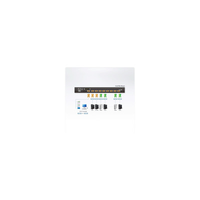 ATEN CL5708M FR KVM-Switch 8-Port 17-LCD Single Rail (PS/2-USB VGA) FR-Layout