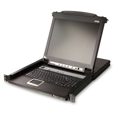 ATEN CL5708M SL KVM-Switch 8-Port 17-LCD Single Rail (PS/2-USB VGA) SL-Layout ATEN CL5708M SL KVM-Switch 8-Port 17-LCD Single Rail (PS/2-USB VGA) SL-Layout
