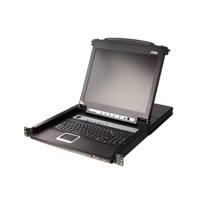 ATEN CL5708MW IT KVM-Switch 8-Port 17,3-LCD SingleRail (PS/2-USB VGA) IT-Layout ATEN CL5708MW IT KVM-Switch 8-Port 17,3-LCD SingleRail (PS/2-USB VGA) IT-Layout