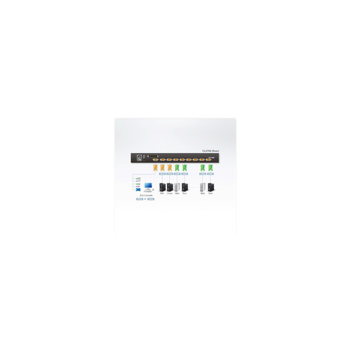 ATEN CL5708N ES KVM-Switch 8-Port 19-LCD Single Rail (PS/2-USB VGA) ES-Layout