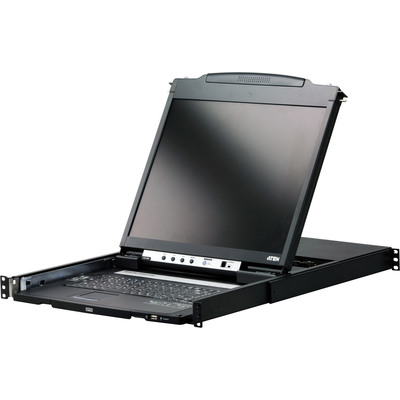 ATEN CL5800N 19 Slideaway KVM LCD Console, USB, PS/2, Rackmontage
