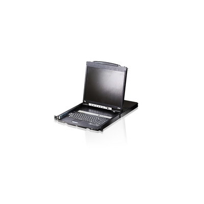 ATEN CL5808N SL Dual Rail KVM-Switch 8-Port, 19-LCD (PS/2-USB VGA) SL-Layout ATEN CL5808N SL Dual Rail KVM-Switch 8-Port, 19-LCD (PS/2-USB VGA) SL-Layout