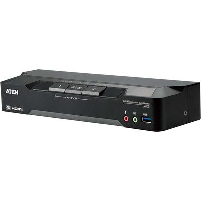 ATEN CM1942 KVMP-Switch 2-fach, DisplayPort, USB 3.1, 4K (Produktbild 1)