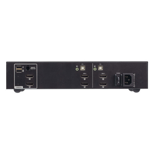 ATEN CS1142DP4 2-Port KVM Secure Switch mit USB 4K DisplayPort Dual-Display