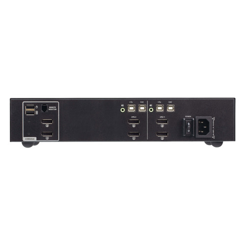 ATEN CS1142DP4C 2-Port KVM Secure Switch mit USB 4K DisplayPort Dual-Display