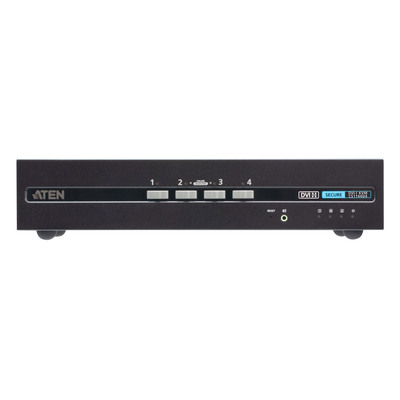 ATEN CS1144D4 4-Port KVM Secure Switch mit USB 4K DVI Dual-Display (PSD PP v4.0)