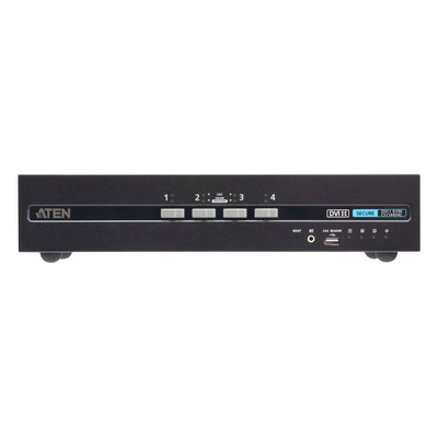 ATEN CS1144D4C 4-Port KVM Secure Switch mit USB 4K DVI Dual-Display PSD PP v4.0