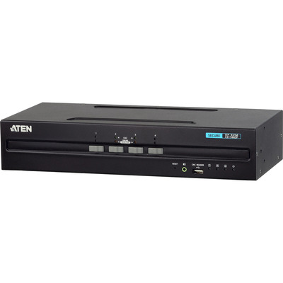 ATEN CS1144DP KVM Secure Switch, 4-fach, DisplayPort Dual Display, USB, Audio (Produktbild 1)