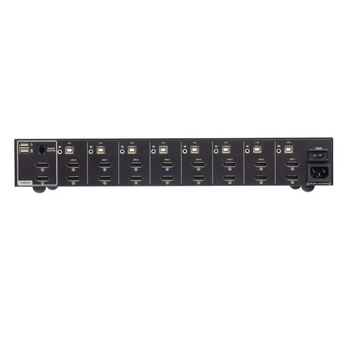 ATEN CS1148DP4 8-Port KVM Secure Switch mit USB 4K DisplayPort Dual-Display