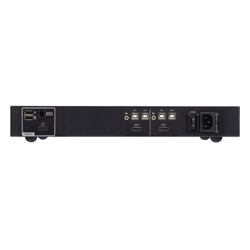 ATEN CS1182H4C 2-Port KVM Secure Switch mit USB 4K HDMI mit CAC (PSD PP v4.0)