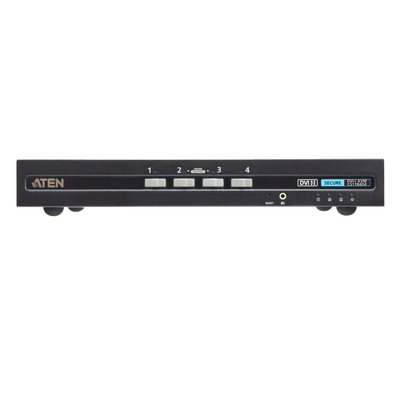 ATEN CS1184D4 4-Port KVM Secure Switch mit USB 4K DVI (PSD PP v4.0-konform)