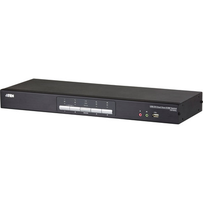 ATEN CS1644A USB-KVMP-Switch 4-fach, Dual-DVI, USB 2.0, Audio (Produktbild 1)