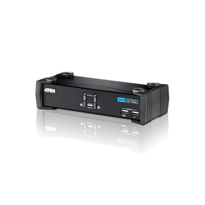 ATEN CS1762A CubiQ KVMP-Switch,2-fach, DVI, USB, Audio (Produktbild 1)