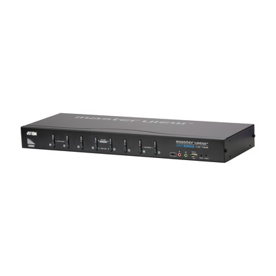 ATEN CS1768 KVM-Switch 8-fach, DVI, USB, Audio, 19-Rackmontage, 1HE (Produktbild 1)