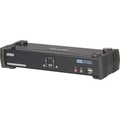 ATEN CS1782A CubiQ KVMP-Switch 2-fach, DVI, USB 2.0, Audio 7.1 (Produktbild 1)