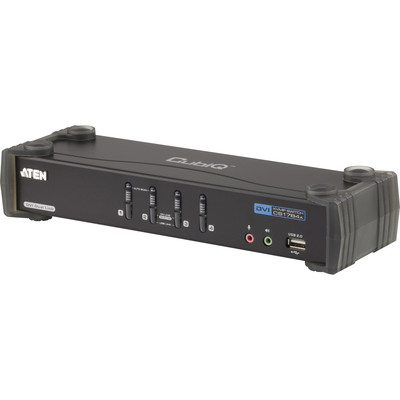 ATEN CS1784A CubiQ KVMP-Switch 4-fach, DVI, USB 2.0, Audio 2.1 (Produktbild 1)