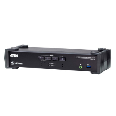 ATEN CS1824 KVMP-Switch 4-fach, 4K HDMI, USB 3.0, Audio (Produktbild 1)